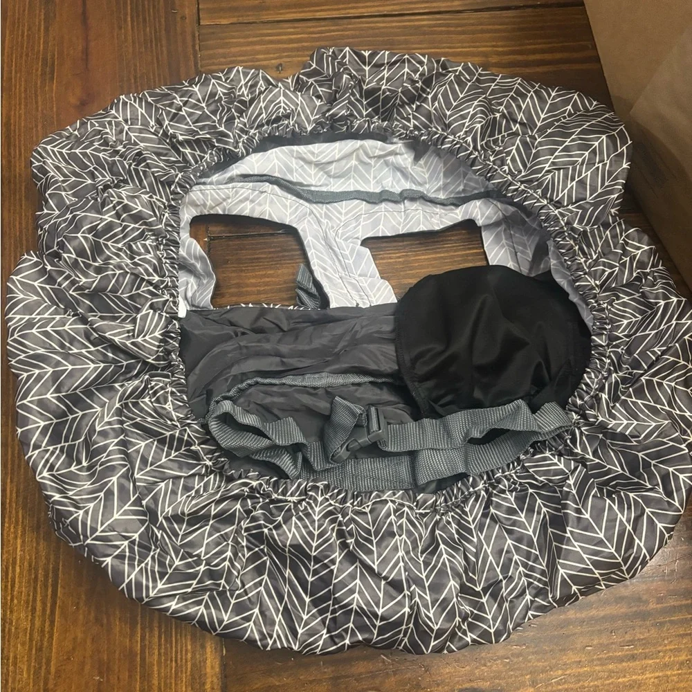 Skip Hop Gray Herringbone High Chair/Cart Cover